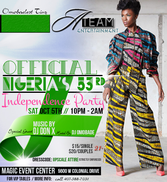 Nigerian Independence Day Party 2013 with DJ Don X in Florida